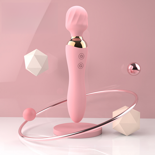 Gimme Sex Brilliant Color Double-headed Wand Vibrator GIMMESEX