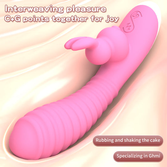 Gimme Sex Secret Thrusting Rabbit Vibrator GIMMESEX