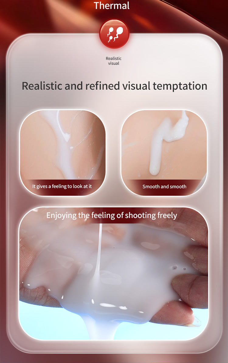 Super smooth ice-hot simulated semen lubricant GIMMESEX