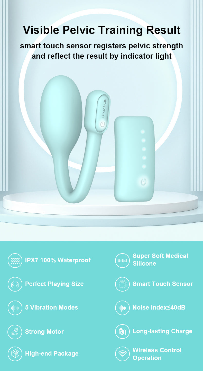 Mint Green Kegel Balls Vibrating Eggs GIMMESEX