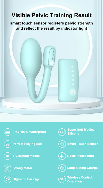 Mint Green Kegel Balls Vibrating Eggs GIMMESEX