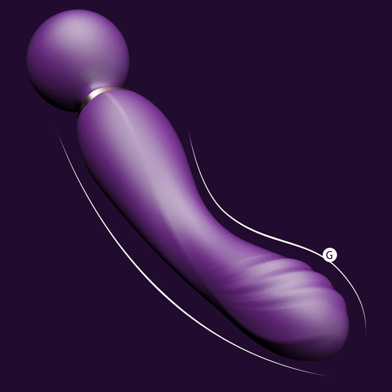 Gimme Sex Texture Double Pleasure Wand Vibrator GIMMESEX