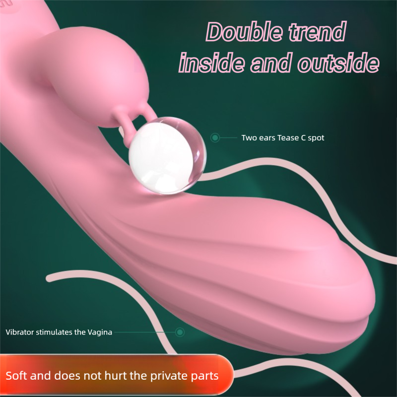 Gimme Sex Charm Double-Headed Rabbit Vibrator GIMMESEX