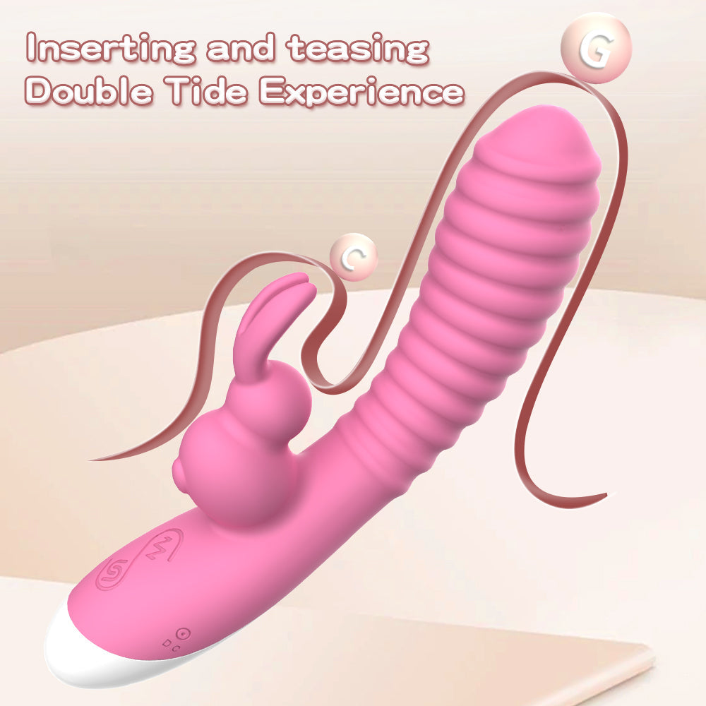 Gimme Sex Secret Thrusting Rabbit Vibrator GIMMESEX
