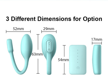 Mint Green Kegel Balls Vibrating Eggs GIMMESEX