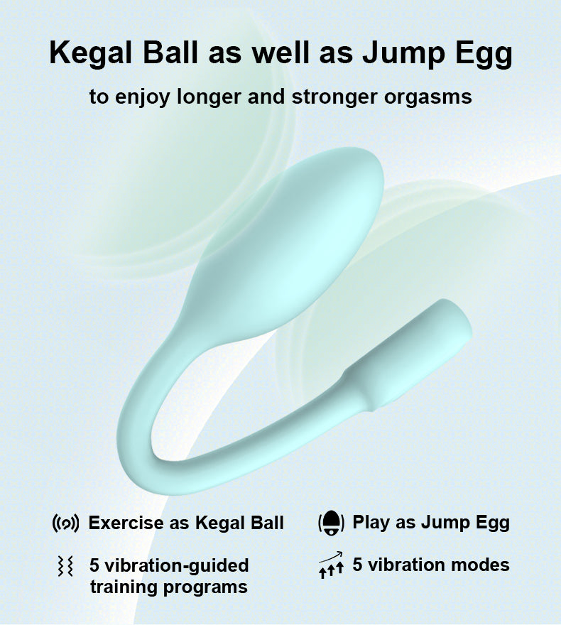 Mint Green Kegel Balls Vibrating Eggs GIMMESEX