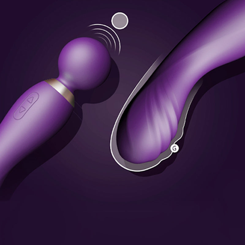 Gimme Sex Texture Double Pleasure Wand Vibrator GIMMESEX