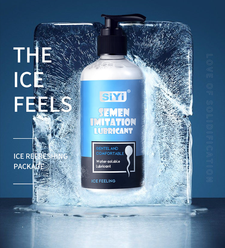 Super smooth ice-hot simulated semen lubricant GIMMESEX