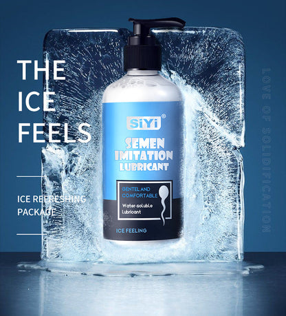 Super smooth ice-hot simulated semen lubricant GIMMESEX