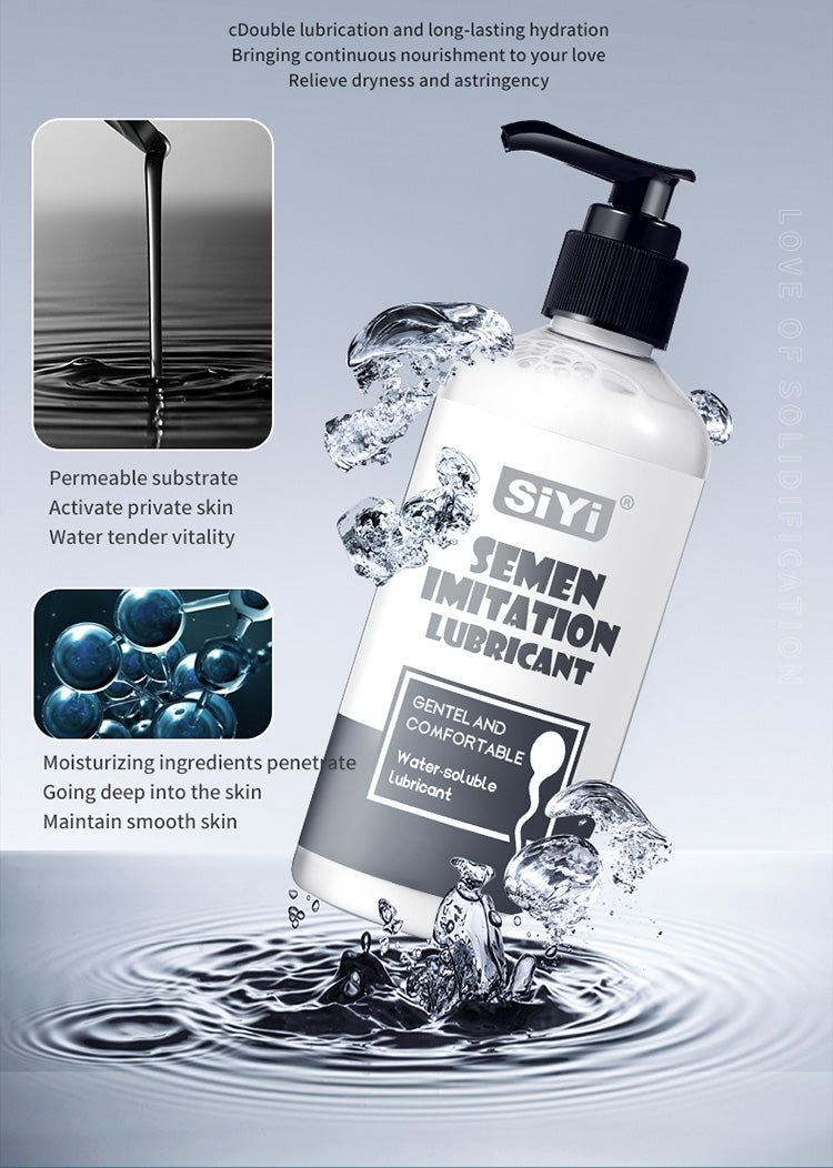 Super smooth ice-hot simulated semen lubricant GIMMESEX