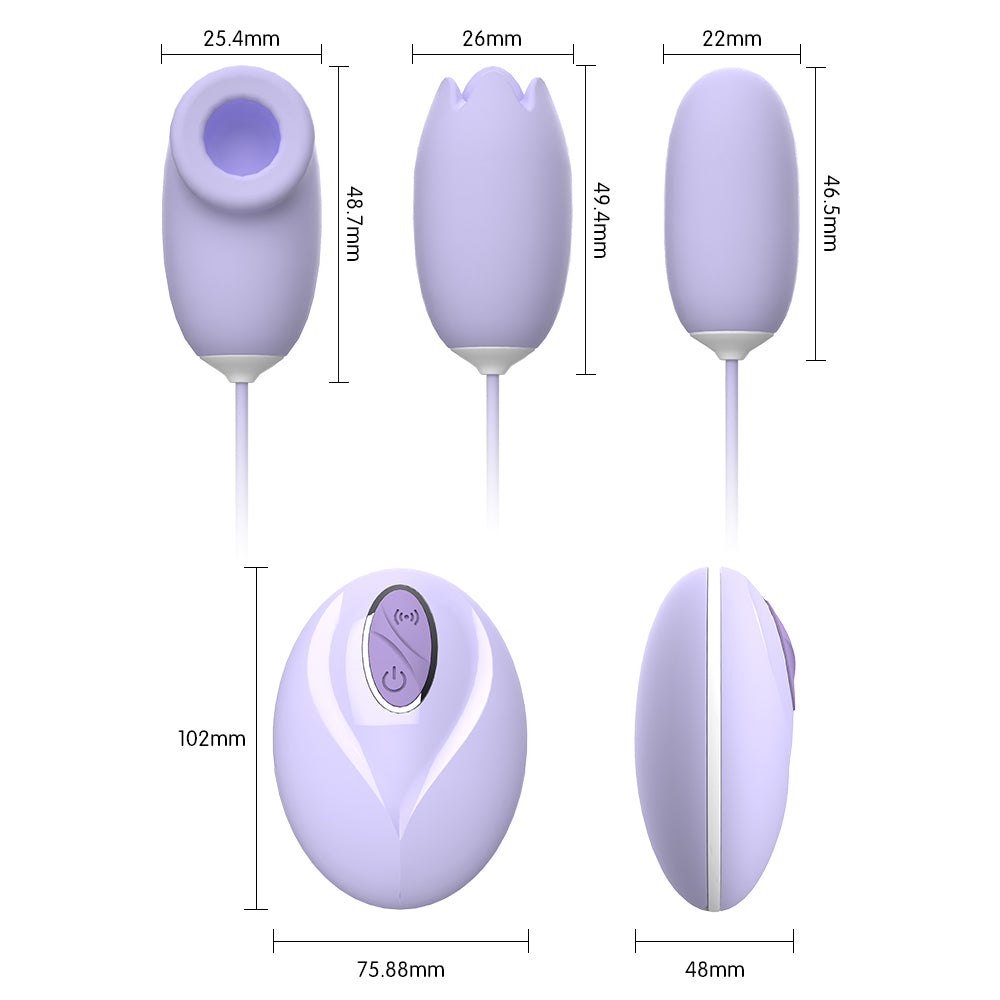 Gimme Sex Fun Box Suction & Tongue Vibrator