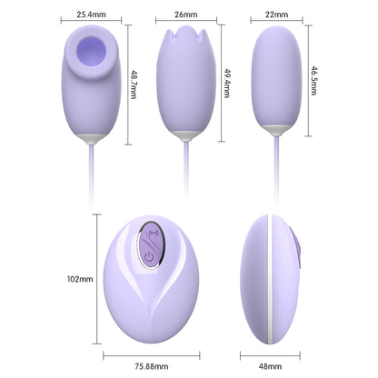 Gimme Sex Fun Box Suction & Tongue Vibrator