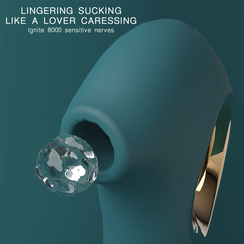 GIMMESEX G spot vibrator in teal with textured clear tip designed for precise stimulation