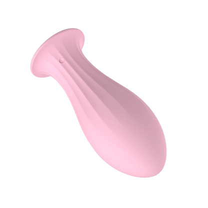 Pink Round head texture Vibrating Butt Plug waterproof mini design