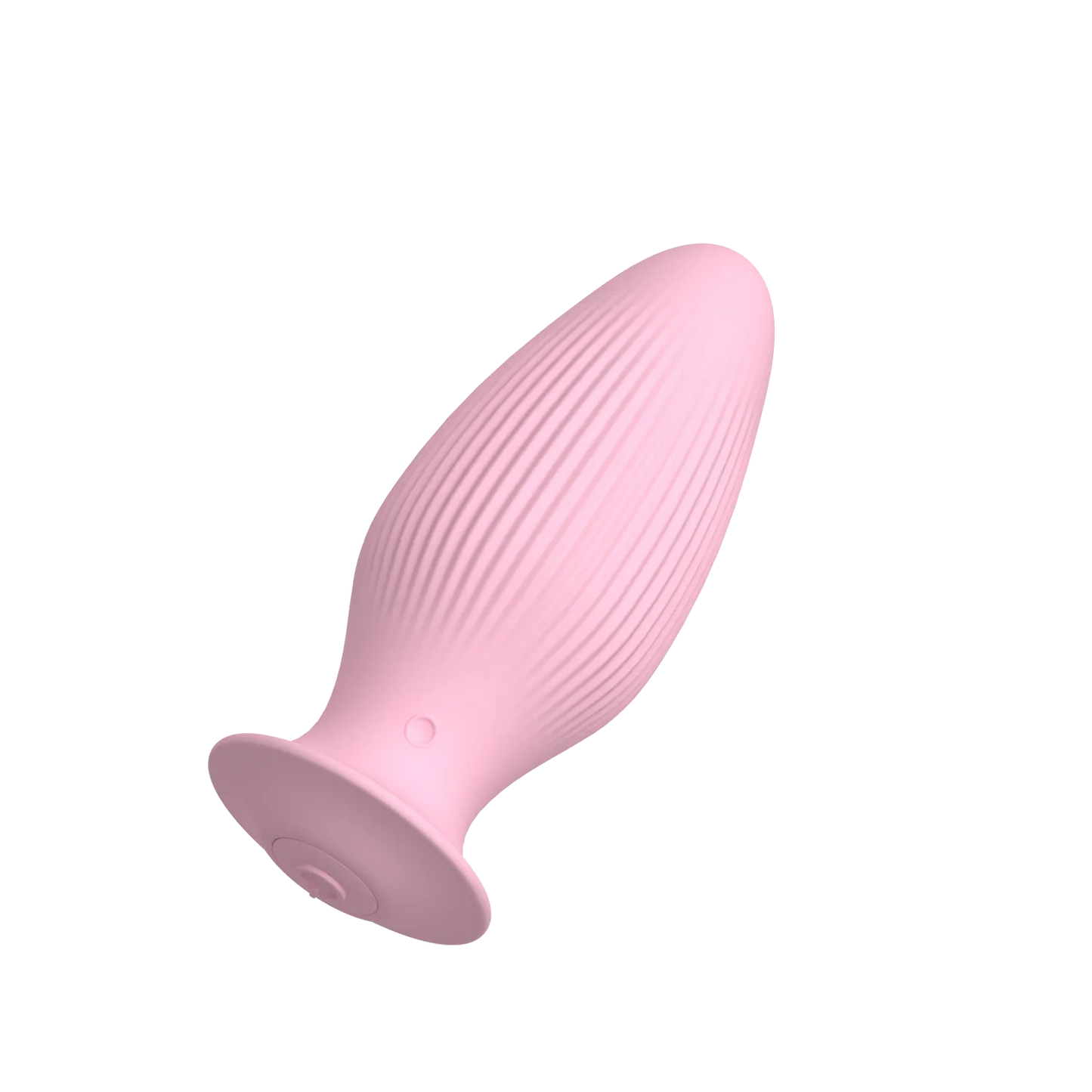 pink texture butt plug base view
