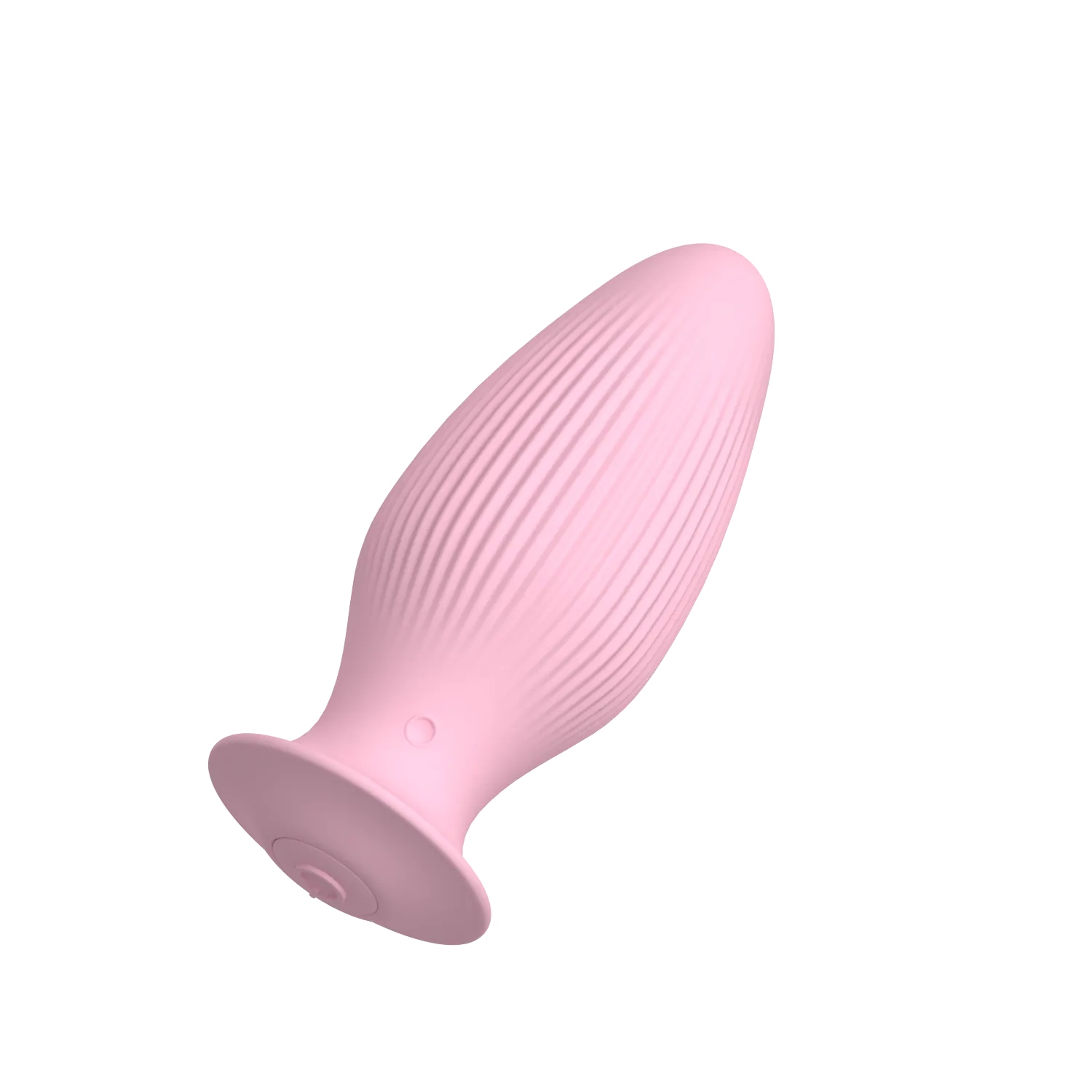pink texture butt plug base view
