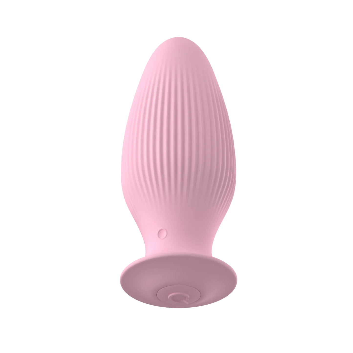 Bottom base of pink texture butt plug