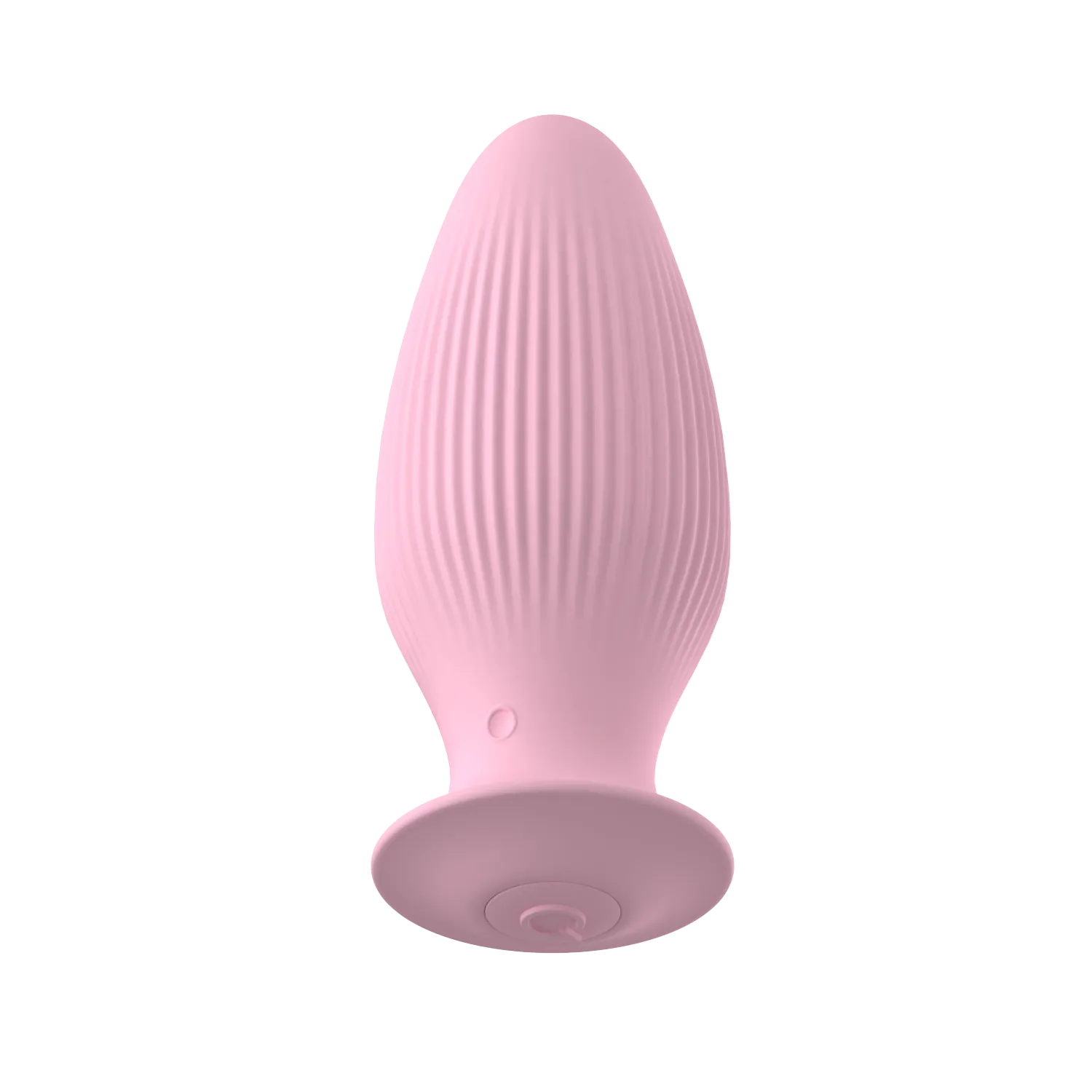 Bottom base of pink texture butt plug