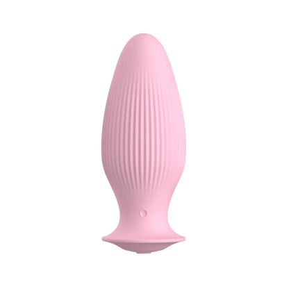 pink texture butt plug front view