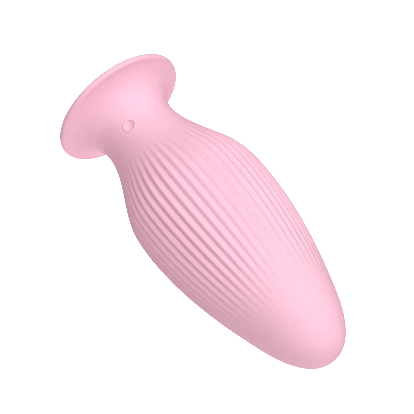 pink texture butt plug top view