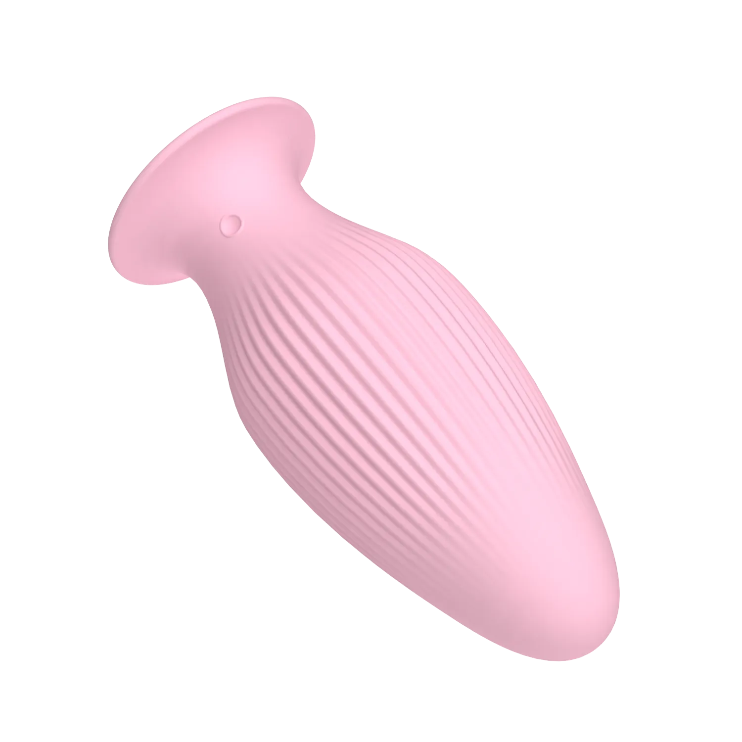 pink texture butt plug top view